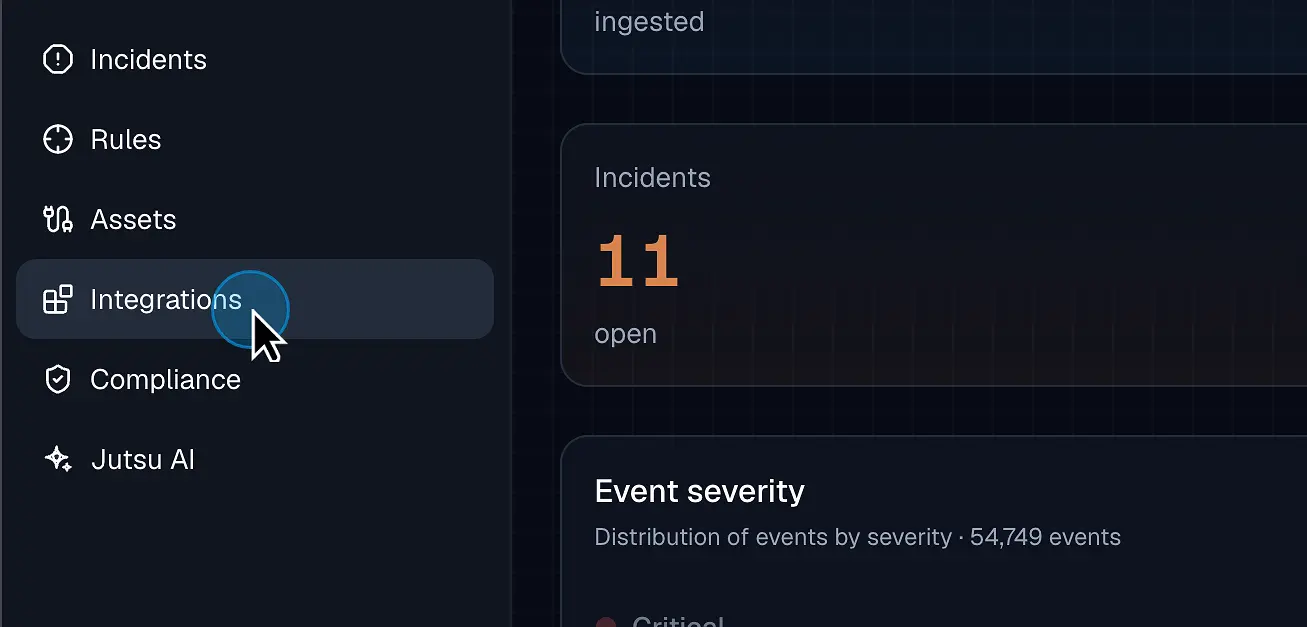 Figure 1. Open Integrations in Jutsu.