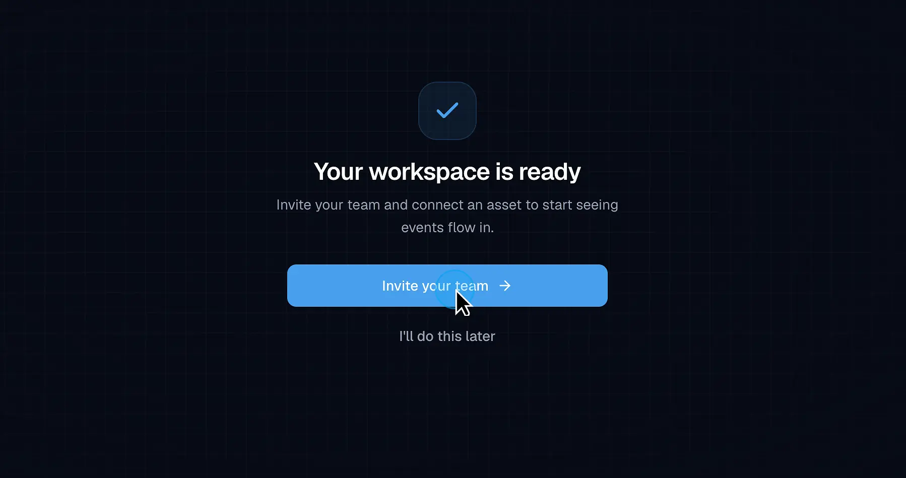 Figure 10. The new Jutsu workspace is ready.