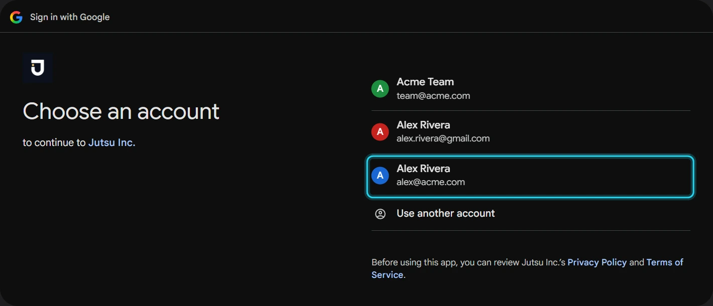 Figure 10. Choose your super administrator account.